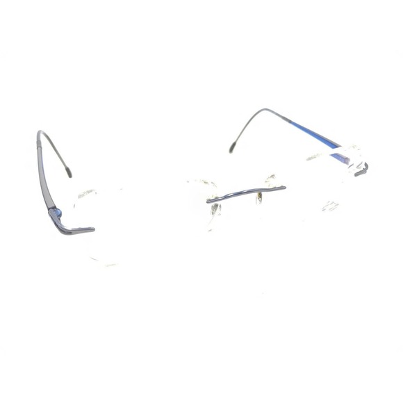 Silhouette 7622 40 6055 Titanium Blue Rimless Eyeglasses Frames 17 130 Austria - Picture 1 of 13